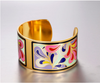 ALLGRI's Stunning Solid Copper and Enamel Opening Love Bracelet