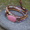 ALLGRI Brings Unconditional Love; Handmade Beaded Bohemian and Natural Rose Quartz Multilayer Bracelets - ALLGRI