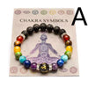 Natural Crystal Bracelet Women's Yoga Fitness Meditation Proverbs